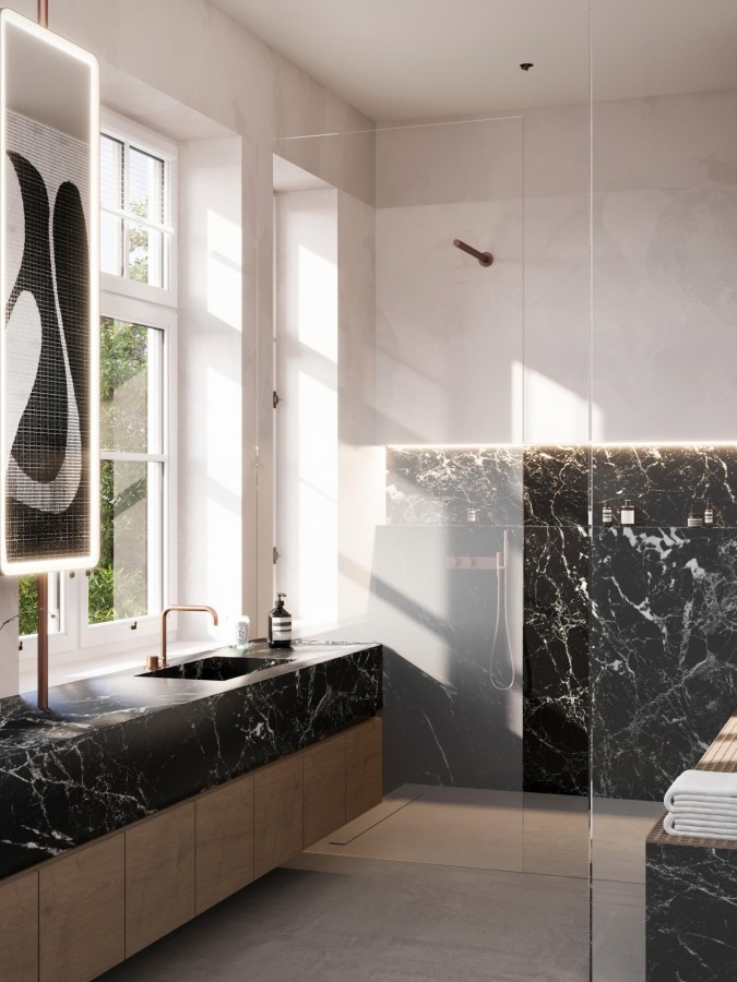 Badezimmer mit außergewöhnlichem Interiordesign von Siegfried 8